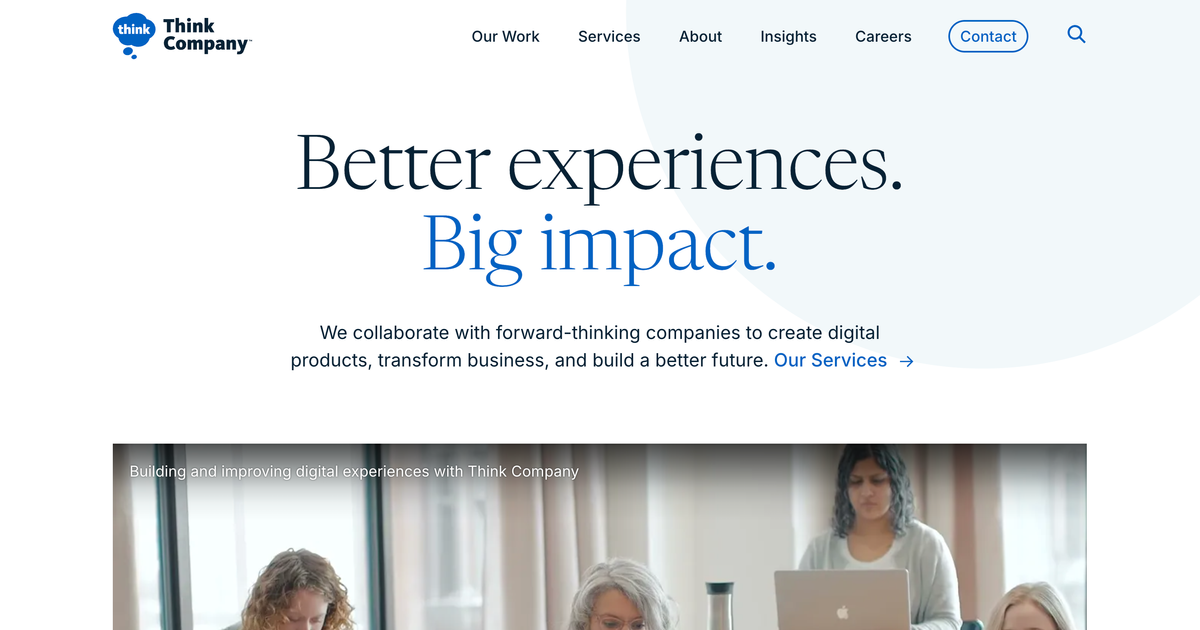 Think Company - AAA11Y (Accessible Website Gallery)